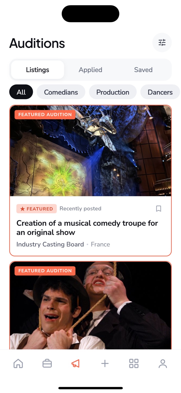 Show United — real auditions with photos